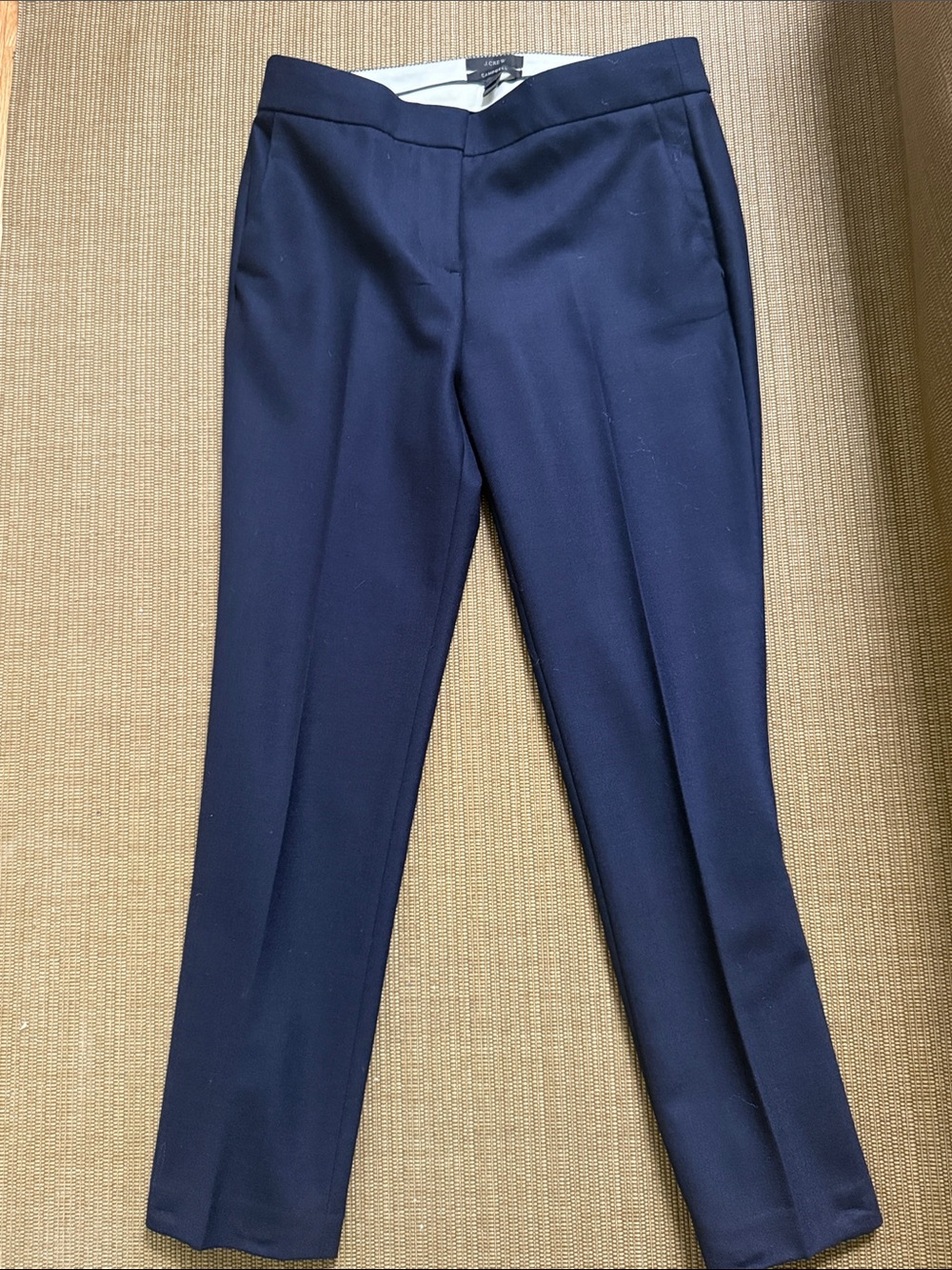 J. Crew Campbell Navy Slim Dress Trousers